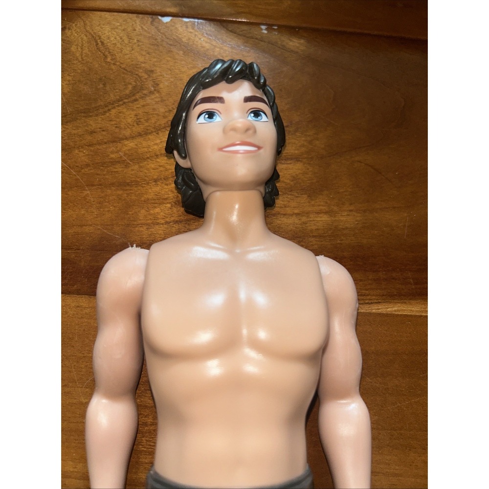 Disney Store Little Mermaid Prince Eric Doll Figure W/ Articulated arms Redress - Picture 2 of 5